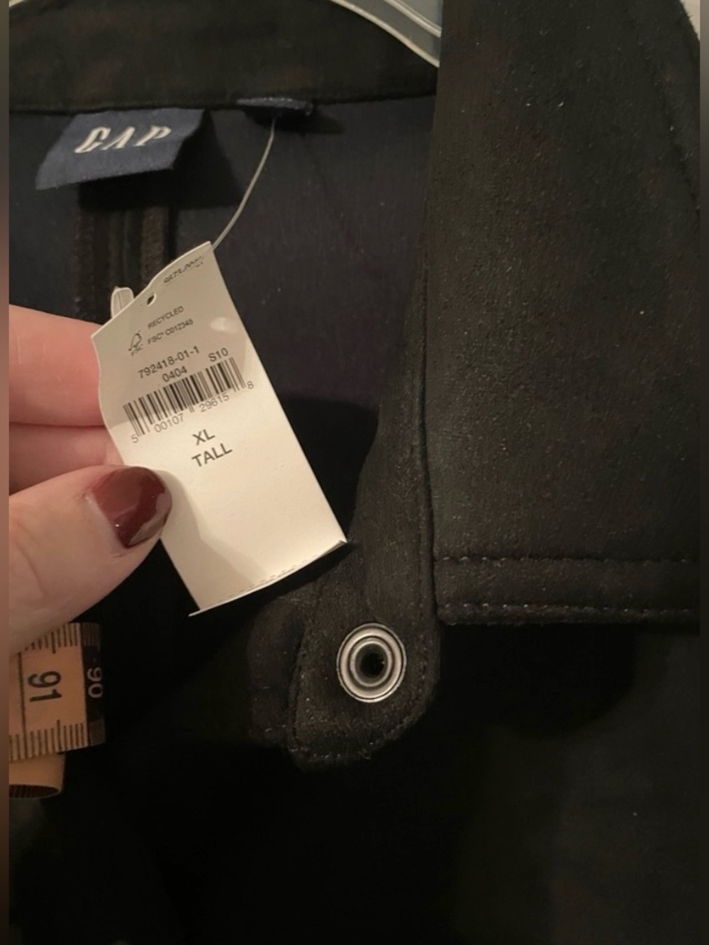 NWT Gap Faux Suede Mini Dress - Picture 7 of 8